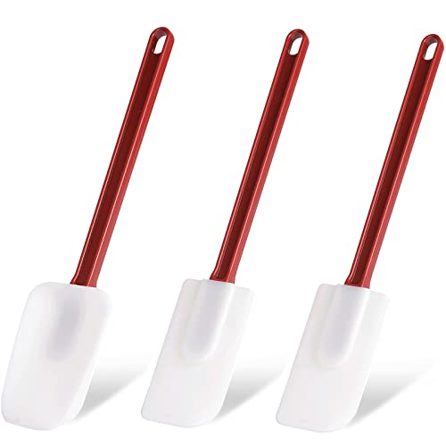 Silicone Rubber Spatula And Spoon Rubber Spatula Set Of 3, High Heat Spatula Spoon, Commercial Spatula For Cooking, Rubber Spatula Set Resistant To 500℉ #TOP4