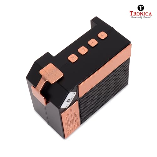 Image of TRONICA Kohinoor 10W Bluetooth Speaker Up to 10 Hours Playback,TWS,USB,FM,Type-C Interface Charging with a Free Multipurpose Jute Bag