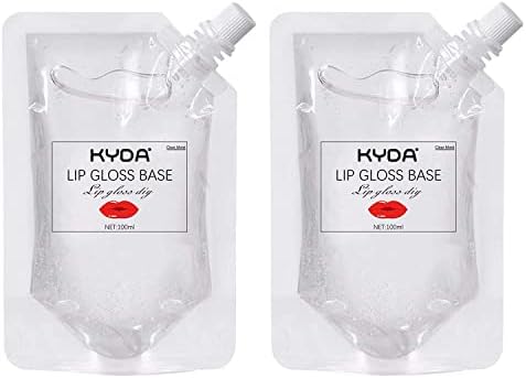 KYDA 200ML Moisturize Lip Gloss Base,Lip Gloss Base Oil Material Lip Makeup Primers, Non-Stick Lipstick Primer Lip Gloss Base for DIY Handmade Lip Balms Lip Gloss-200g