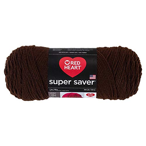 Red Heart Super Saver Yarn 365 Coffee