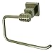 Kingston Brass BAH4648Z3SN Fortress Single Post Toilet Paper Holder, 6", Satin Nickel