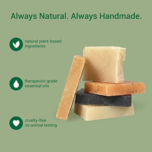 Herb’n Eden Pack Of 5 Soaps For Women & Men | 100% Natural Ingredients | Essential Oils | Dry, Sensitive, Oily, Mature, Combo, Normal, Eczema, Psoriasis Skin | Face And Body | 1Oz Bar Samples #TOP4