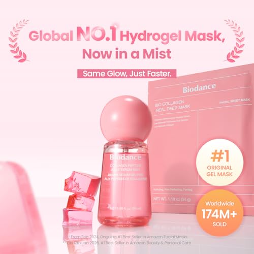 BIODANCE Collagen Peptides Jelly Serum Mist, Hydrating Face Mist, Plumping, Anti-Aging Face Spray, Sprayable Hydrogel, Travel Essentials & Self Care Gifts for Women, Korean Skin Care | 1.69 fl.oz - Image 3
