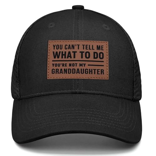 Image of Grandpa Hats for Men, Birthday Gifts for Grandpa, Gift from Grandkids, Funny Trucker Hat Baseball Cap