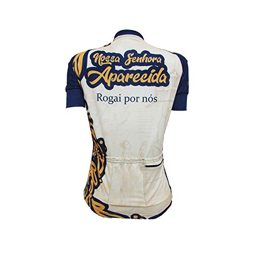 CAMISA CICLISMO NOSSA SENHORA DA APARECIDA Branco, M