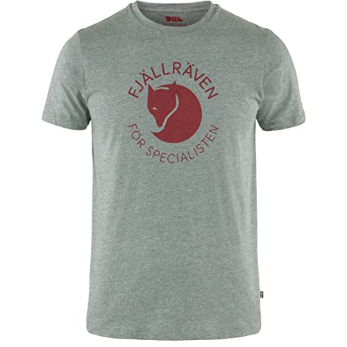 Fjällräven Herren Fox T-Shirt, Grey Melange, L