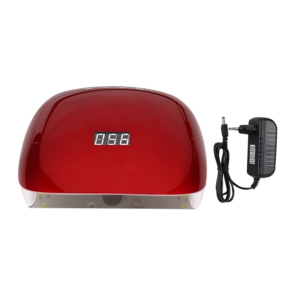 BRRNOO 48W Nagellampe mit Intelligenter Induktion (Rot)