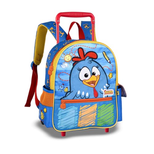 Mochila Carrinho Galinha Pintadinha Personalizável Infantil