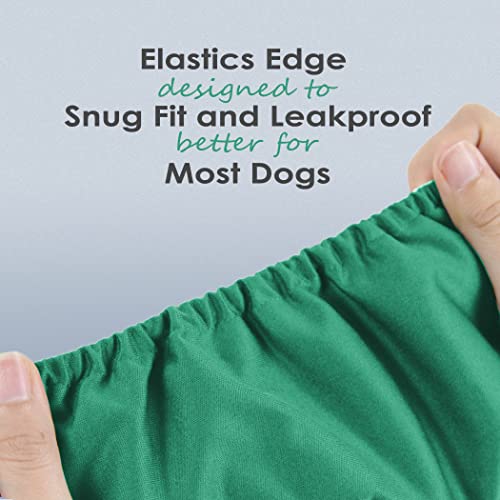 Image of wegreeco Washable Dog Diapers - Washable Male Dog Belly Wrap- Pack of 3 - (Blue,Green,Purple,XX-Large)