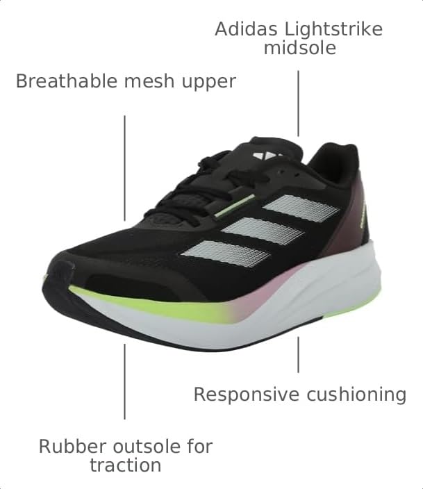 Image of adidas Mens Duramo Speed Running Sneakers Shoes - Blue