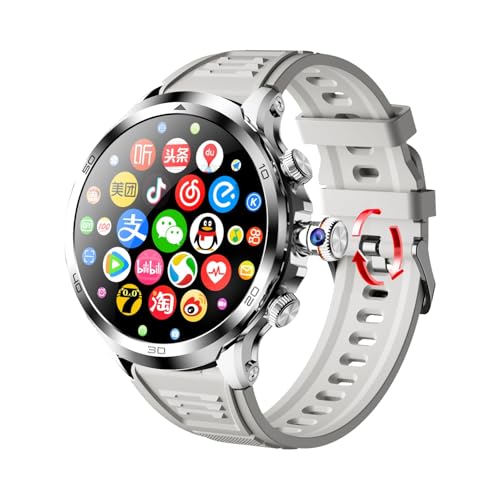 Generico 4G Android Smartwatch con fotocamera rotativa ritirabile, orologio multifunzionale di monitoraggio della salute dell'app scaricabile per gli appassionati di tecnologia