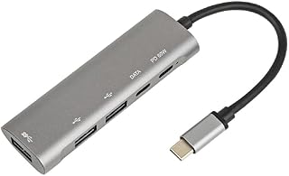 BYNNIX Type C Hub Type C to USB3.0/2.0 Adapter for Type C Devices Connect Multiple USB and Data Devices 5Gbps Data Transfer Type C to USB Hub