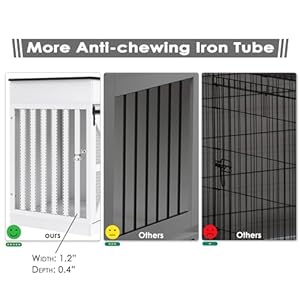 2-in-1-Farmhouse-Dog-Crate-Furniture-Wooden-Large-Dog-Kennel-with-Drawers-Storage-Double-Doors-Indoor-TV-Stand-Inner-Height-24-Inches-Ideal-for-One-Big-Dog-or-Two-Small-Dogs - Cucciolini Doodles   2-in-1-Farmhouse-Dog-Crate-Furniture-Wooden-Large-Dog-Kennel-with-Drawers-Storage-Double-Doors-Indoor-TV-Stand-Inner-Height-24-Inches-Ideal-for-One-Big-Dog-or-Two-Small-Dogs