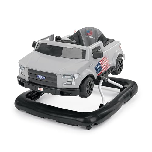 Image of Bright Starts Ways to Play Walker - Ford F-150, All American, 4-in-1 Walker for 6 Months and Up, 2 Can Play At Once