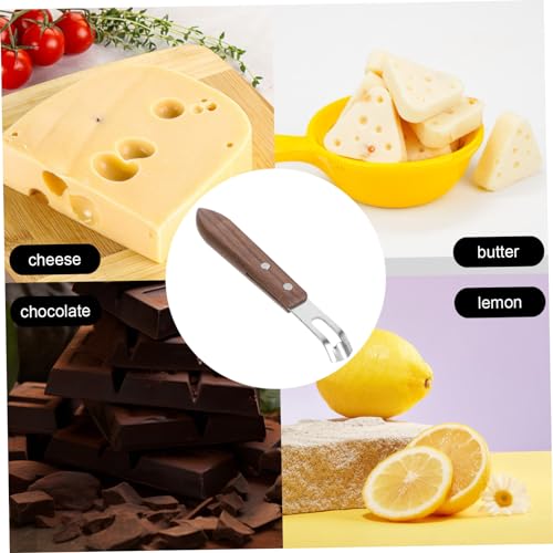 Set 2 Ralladores de Queso Acero Inoxidable Mango Madera miniatura 7