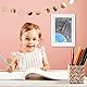 Mkitnvy Bilderrahmen Kinderzeichnungen,Frontöffnung Kunstfotorahmen für Kinder Bilder, Acryl-Kunst-Rahmen A4 Zum öffnen, Kunstrahmen Frontöffnung,kann platziert werden mit ca. 50-150 Bildern, Weiss