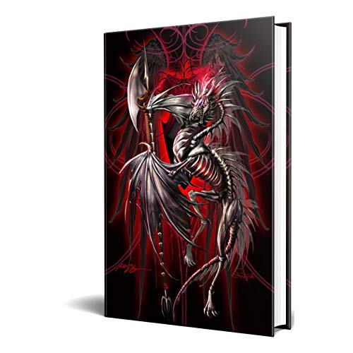 Journal dragon LichBlade squelette embossé carnet haut de gamme
