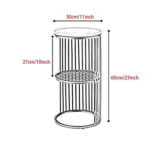 Petite table ronde SENSEN la table basse en marbre compacte pour organiser les petits salons - 3