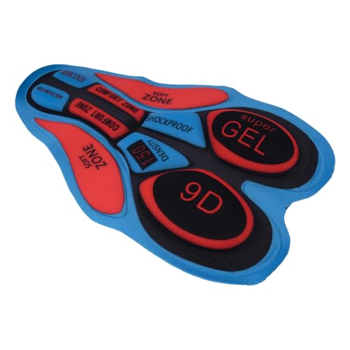 Laroal Almohadillas de gel para pantalones de ciclismo, protección de silicona para ropa interior de ciclismo, ideales para carretera y montaña