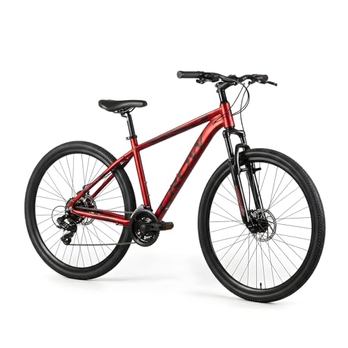 Image of CROW - Road Runner 21 Speed | Hybrid Cycles for Men | Cycle for Adults /Boys | Suspension & Disc Brake Hybrid Bike | Ideal for 15+ Years, Bicycle for Men Adult /Unisex