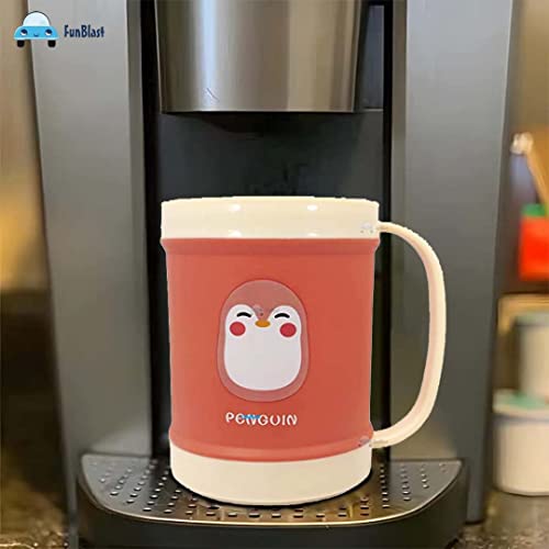 Image of FunBlast Milk Mug for Kids - Unbreakable Plastic Mug for Kids - Milk Drinking Cup for Kids, Cartoon Mugs for Boys, Mug for Girls - 450 ML (Pack of 1)