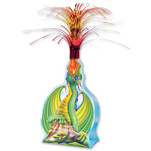 Beistle Medieval Dragon Centerpiece, 15-Inch