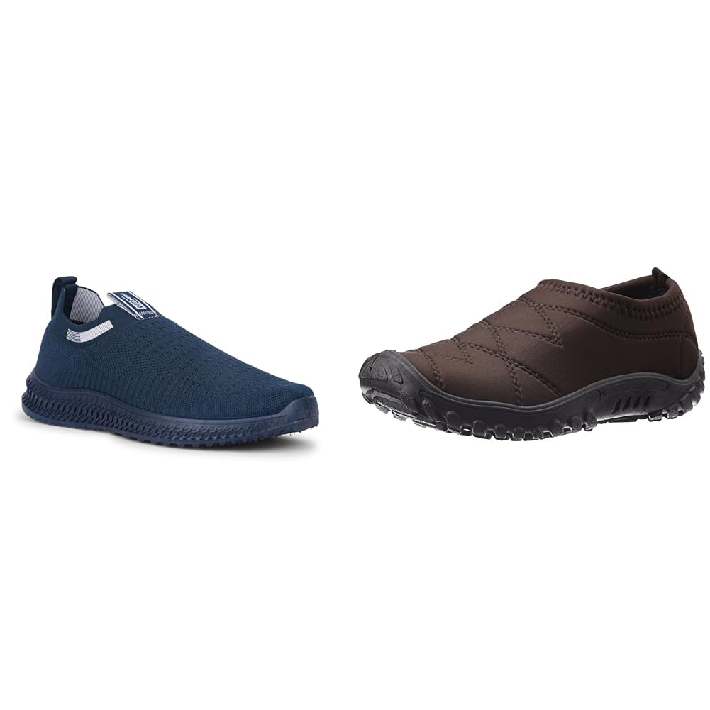 liberty Men ROKKY-4 T.Blue Walking Shoes - 8 UK Men Golf Brown Casual Shoes - 8 UK-picture-50