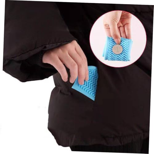 3 pares de cubiertas para botas de silicona antideslizantes y gruesas para adultos para camping, senderismo y ciclismo miniatura 7