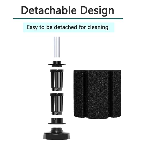 Image of AQUANEAT Aquarium Bio Sponge Filter Breeding Fry Betta Shrimp Nano Fish Tank, 3pcs (Large up to 60Gal)