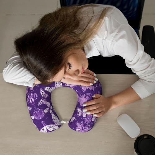 Almohada de espuma viscoelástica para cuello portátil miniatura 7