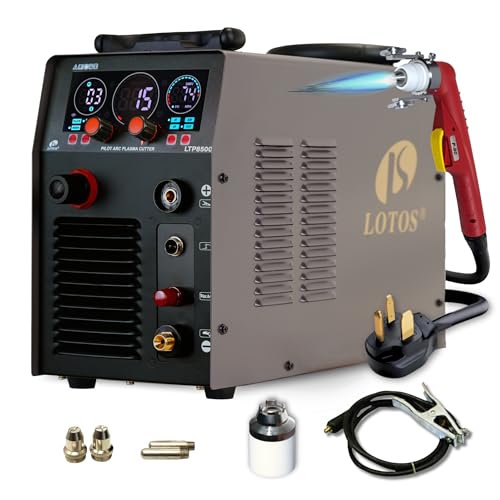 LOTOS Apex LTP8500 85A Drag-Cut HF Pilot Arc Plasma Cutter 220V