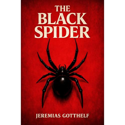 The Black Spider Audiolibro Por Jeremias Gotthelf arte de portada