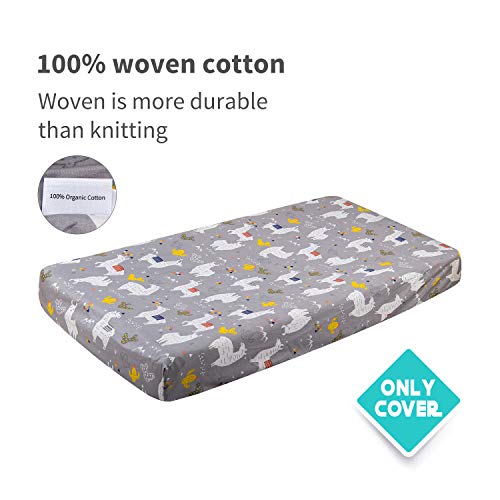 Alvababy Changing Pad Covers 2 Pack 100% Organic Cotton Soft And Light Baby Cradle Mattress For Boys And Girls 2Twcz05 #TOP2