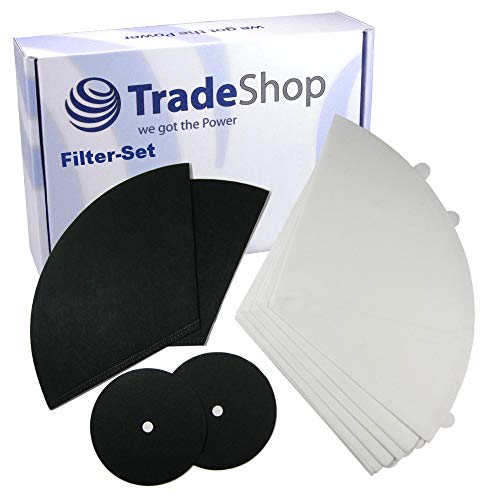 Trade-Shop Filterqueen Majestic 360 - Juego de filtros de carbón activado
