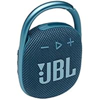 JBL Clip 4 Altavoz inalámbrico con Bluetooth, resistente al agua (IP67) y al polvo, con estilo llamativo y diseño ultraportátil, 10h de música continua, azul