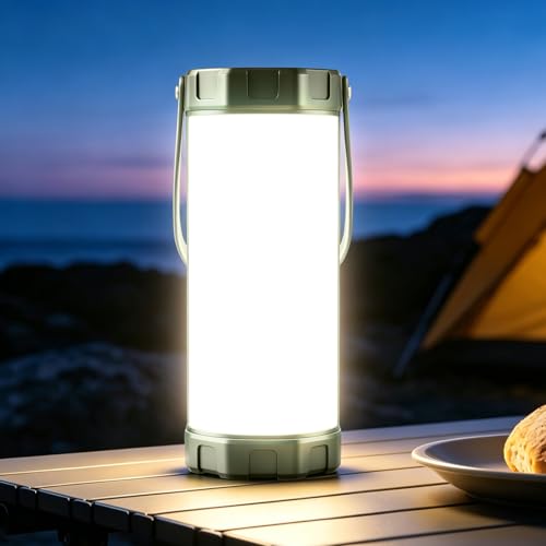 Glocusent 106 LED Camping Lights, Up to 80Hrs, 5000mAh Camping Lantern Rechargeable with...