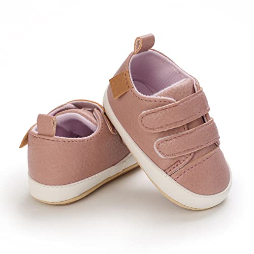 Image of Clowora Baby Boys Girls Shoes Non-Slip Rubber Sole Sneakers Infant First Walking Toddler Crib Shoes Newborn Loafers Flats.