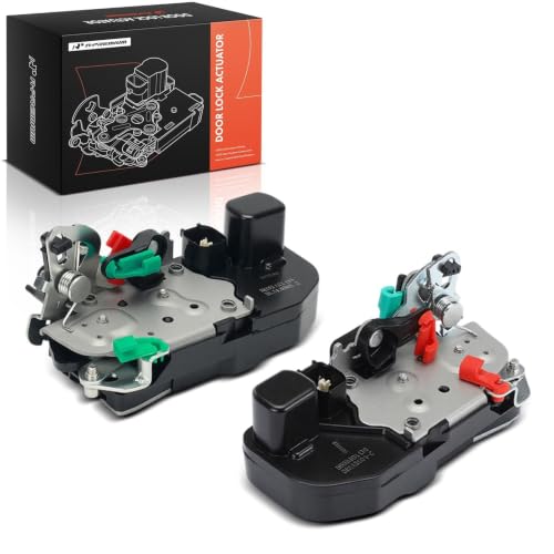 Image of A-Premium Door Lock Latch Actuator Compatible with Dodge & Ram | for Dodge & Ram Vehicles Dakota, with Power Locks - Rear Driver and Passenger Side, 2-PC Set, Replace# 55112605AB