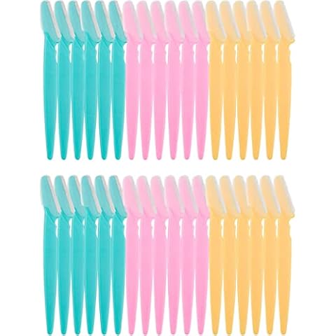 36 Pcs Exfoliating Dermaplaning Tool, Eyebrow Razor, Facial Dermaplane Razors Shaver with Precision Cover for Women and Men Cover