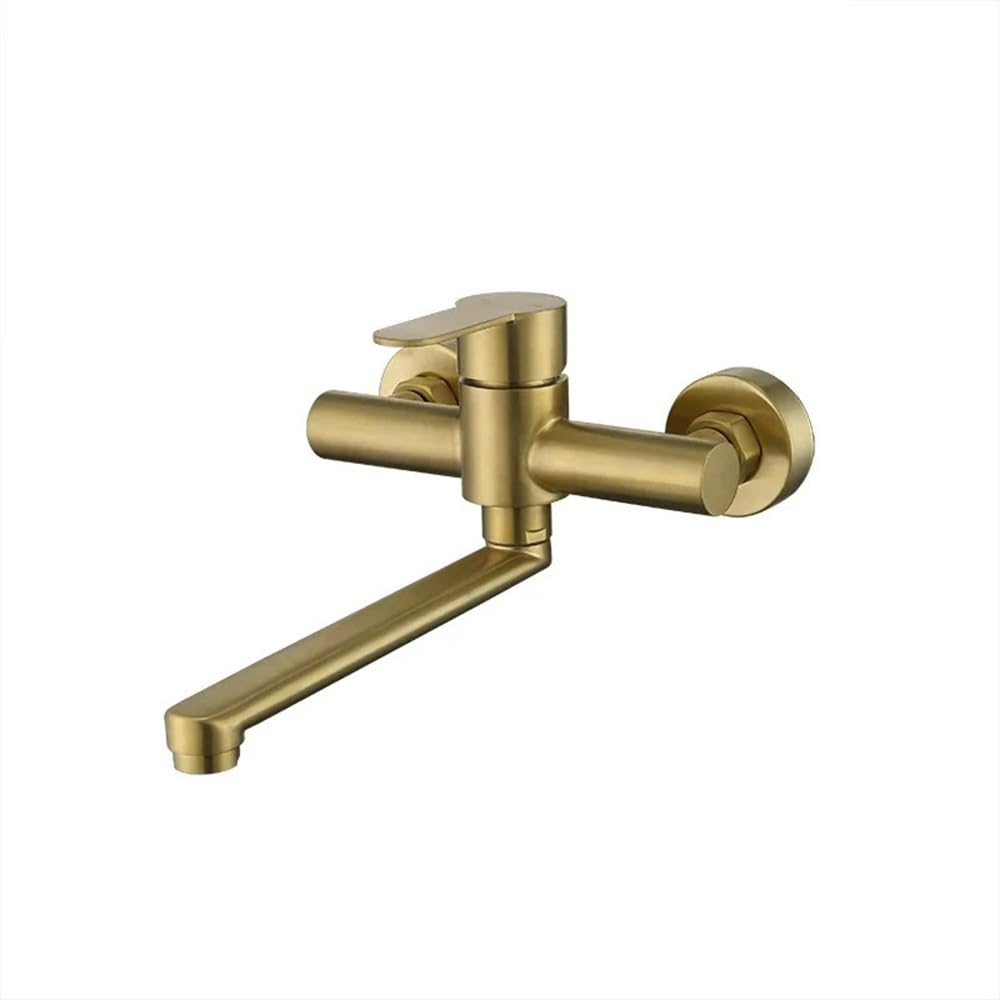 Robinet de cuisine double trou mural idéal pour cuisiner de grands plats