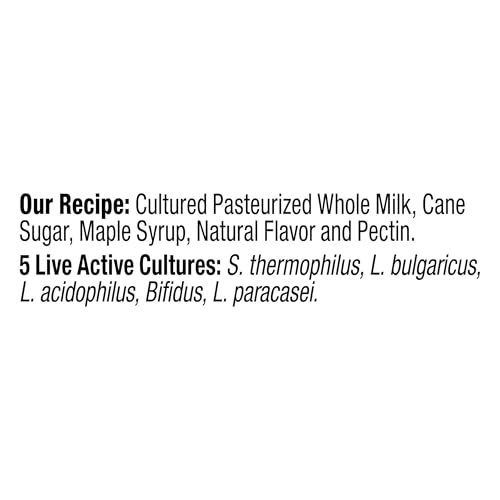 Image of Brown Cow Cream Top Maple Whole Milk Yogurt, 5.3 oz. Cup - Creamy, Delicious Yogurt