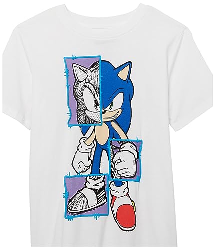 Sega Boys' Little Sonic The Hedgehog 2 Pack Short Sleeve T-Shirt Bundle3