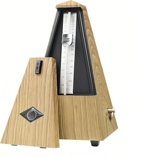 Bayosou メカニカルメトロノーム ピアノ試験用の機械式メトロノーム ビートツール 振り子式 メタル ギター 古筝 初心者向け コンパクト 大音量 調整可能な速度 ユニバーサルビートリズム バイオリン 二胡 ベテラン向き ピアノドラなど楽器練習に対応