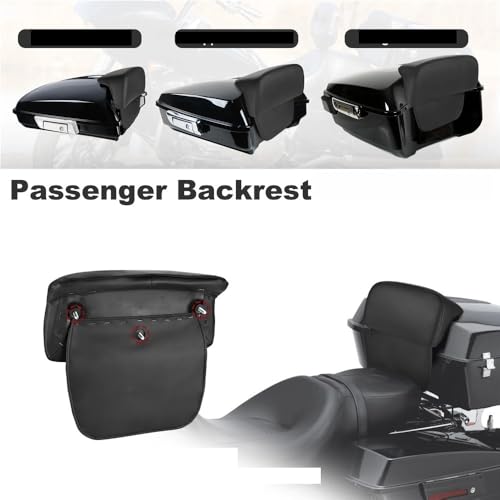 Dossier de coffre moto ergonomique et imperméable pour Electra Glide FLHT et Tri Glide - 6