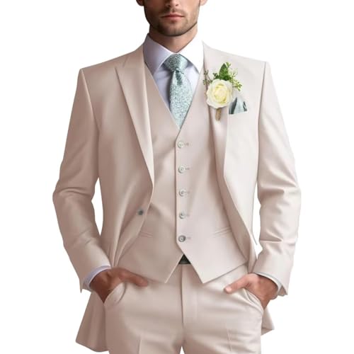 Mens 3 Piece Suit Business Tuxedo Peak Laple Suit Formal Wedding Prom Suits2