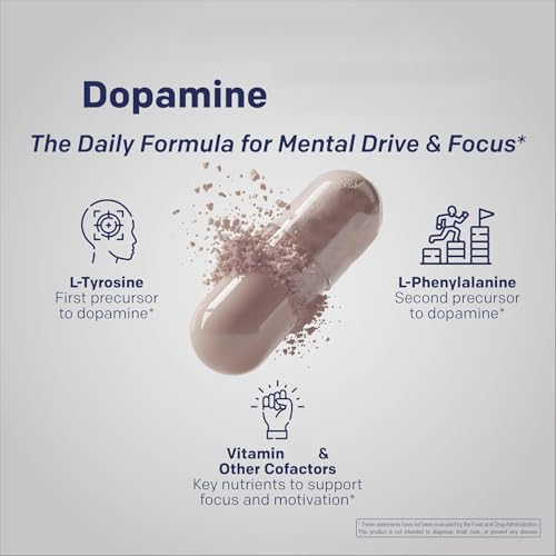 Dopamine pour stimuler la concentration, l'énergie et l'esprit 2PCS