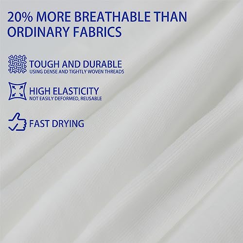 Kooprimit Game Bags Elk, 5-Packs Rolled Game Bags Deer, Reusable & Breathable Big Hunting Meat Bag with Reflective Tags for Elk, Caribou, Deer and Moose, Essential Hunting Accessories, 48inch