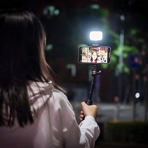 PICTRON VL28 Mini LED Videoleuchte mit 300 mAh Akku und 4 Helligkeitsstufen, Klein Vlog Videolicht für Smartphone/Kamera… – Bild 8