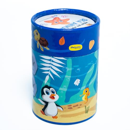 Image of THE BOOK TREE Memory Match Game: Sea Animals - 24 Durable Cards, 12 Ocean-Themed Pairs, Brain-Boosting Educational Game for Kids, Toddlers, and Families
