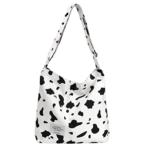 Image of Canvas Tote Bag with External Pocket Design, Stylish Appearance, Adjustable Shoulder Strap